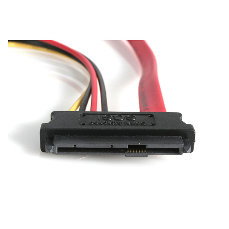 StarTech SAS729PW18 18in SAS 29 Pin to SATA Cable with LP4 Power